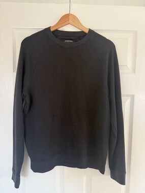 Nordstrom Men’s Black Crewneck Pullover Sweatshirt